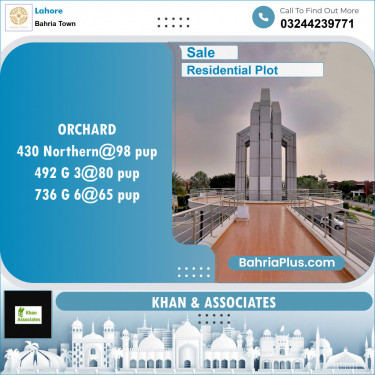 Residential Plot for Sale in Bahria Town, Lahore - (BP-126738)