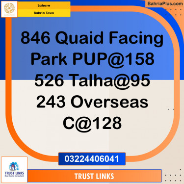 Residential Plot for Sale in Bahria Town, Lahore - (BP-126753)