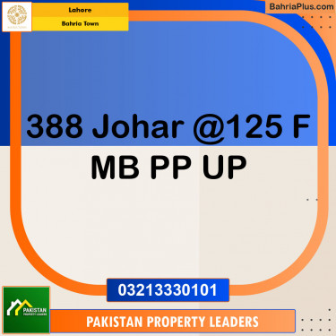 Residential Plot for Sale in Bahria Town, Lahore - (BP-126831)