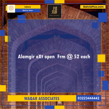 Residential Plot for Sale in Bahria Town, Lahore - (BP-126850)