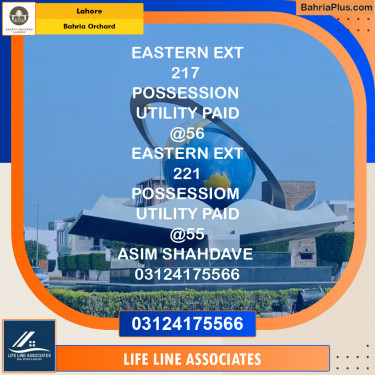 Residential Plot for Sale in Bahria Orchard, Lahore - (BP-126877)