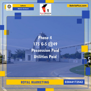 Residential Plot for Sale in Bahria Orchard, Lahore - (BP-126920)