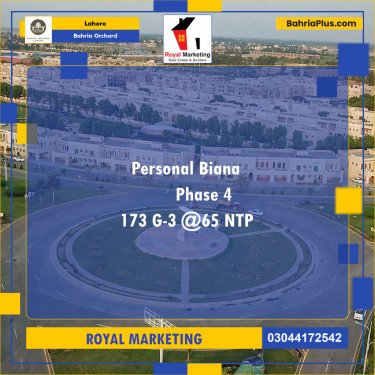 Residential Plot for Sale in Bahria Orchard, Lahore - (BP-126930)