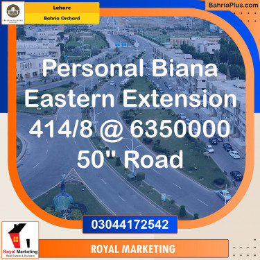Residential Plot for Sale in Bahria Orchard, Lahore - (BP-126940)