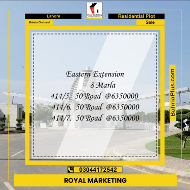 Residential Plot for Sale in Bahria Orchard, Lahore - (BP-126942)