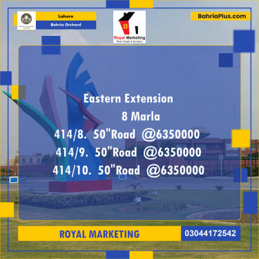 Residential Plot for Sale in Bahria Orchard, Lahore - (BP-126943)
