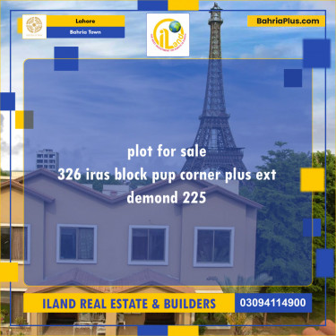 Residential Plot for Sale in Bahria Town, Lahore - (BP-126966)