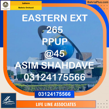 Residential Plot for Sale in Bahria Orchard, Lahore - (BP-127083)