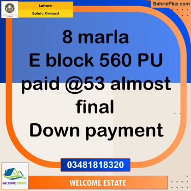 Residential Plot for Sale in Bahria Orchard, Lahore - (BP-127091)