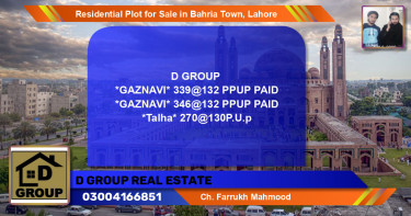 Residential Plot for Sale in Bahria Town, Lahore - (BP-127093)