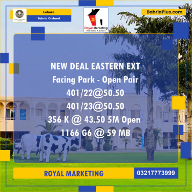Residential Plot for Sale in Bahria Orchard, Lahore - (BP-127218)