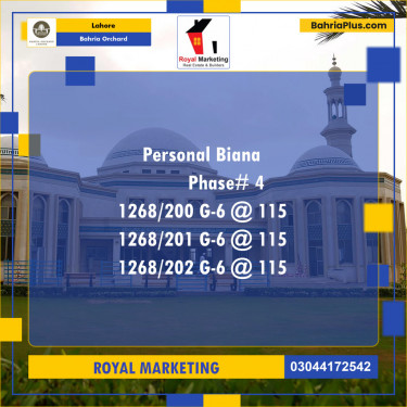 Residential Plot for Sale in Bahria Orchard, Lahore - (BP-127318)