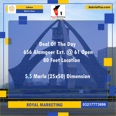 Residential Plot for Sale in Bahria Town, Lahore - (BP-127528)