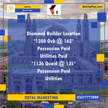 Residential Plot for Sale in Bahria Town, Lahore - (BP-127654)