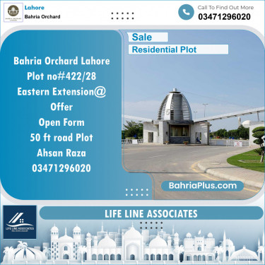 Residential Plot for Sale in Bahria Orchard, Lahore - (BP-127734)