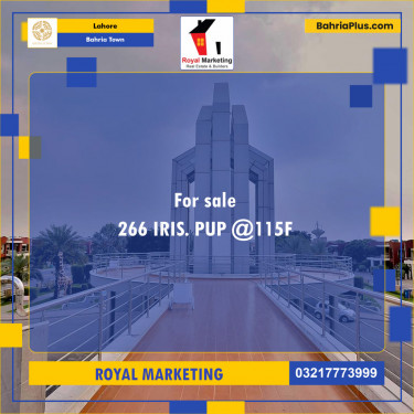 Residential Plot for Sale in Sector C - Iris Block -  Bahria Town, Lahore - (BP-127833)