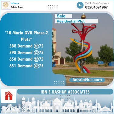 Residential Plot for Sale in Golf Phase 2 -  Bahria Town, Lahore - (BP-127956)