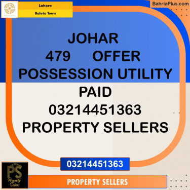 Residential Plot for Sale in Bahria Town, Lahore - (BP-128247)