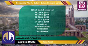 Residential Plot for Sale in Bahria Orchard, Lahore - (BP-128282)