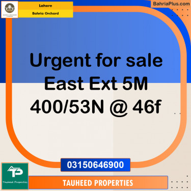 Residential Plot for Sale in Bahria Orchard, Lahore - (BP-128365)