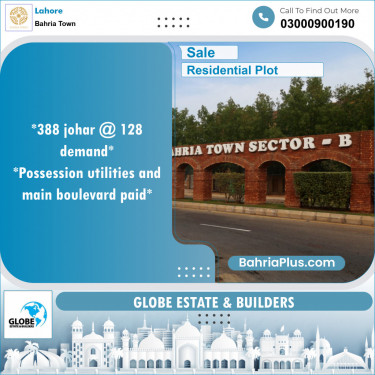 Residential Plot for Sale in Bahria Town, Lahore - (BP-128413)
