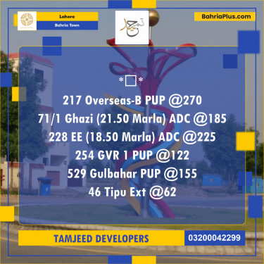Residential Plot for Sale in Bahria Town, Lahore - (BP-128477)
