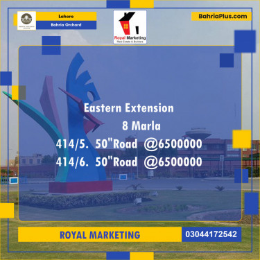 Residential Plot for Sale in Bahria Orchard, Lahore - (BP-128617)