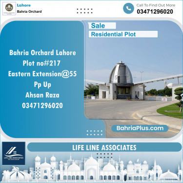 Residential Plot for Sale in Bahria Orchard, Lahore - (BP-128677)