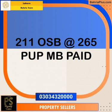 Residential Plot for Sale in Bahria Town, Lahore - (BP-128699)