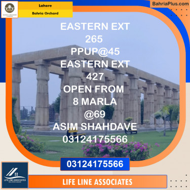 Residential Plot for Sale in Bahria Orchard, Lahore - (BP-128712)