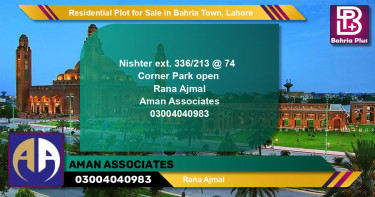 Residential Plot for Sale in Bahria Town, Lahore - (BP-128731)