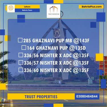 Residential Plot for Sale in Sector F - Ghaznavi Block -  Bahria Town, Lahore - (BP-129191)