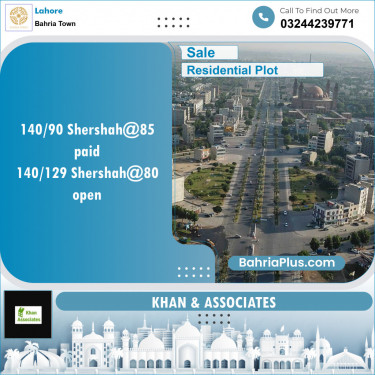 Residential Plot for Sale in Bahria Town, Lahore - (BP-129401)