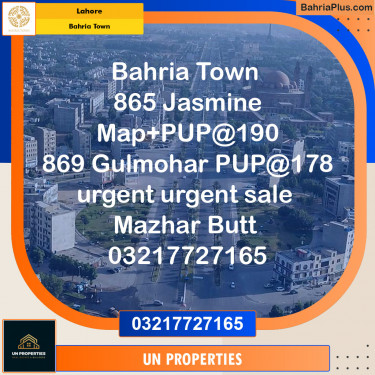 Residential Plot for Sale in Bahria Town, Lahore - (BP-129452)