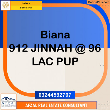 Residential Plot for Sale in Bahria Town, Lahore - (BP-129457)