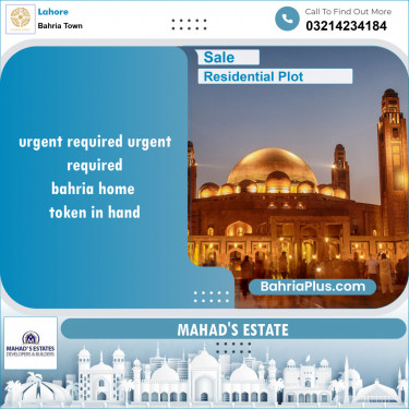Residential Plot for Sale in Bahria Town, Lahore - (BP-129617)