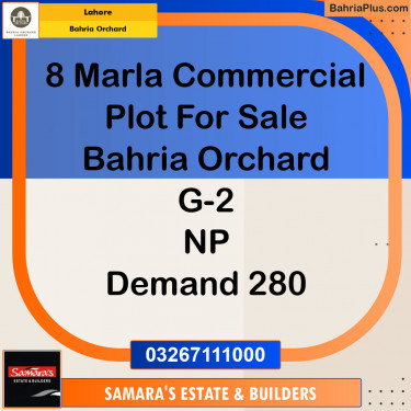 Residential Plot for Sale in Bahria Orchard, Lahore - (BP-129652)