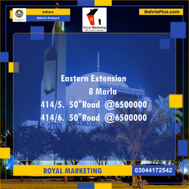 Residential Plot for Sale in Bahria Orchard, Lahore - (BP-129747)