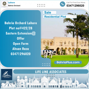 Residential Plot for Sale in Bahria Orchard, Lahore - (BP-129797)