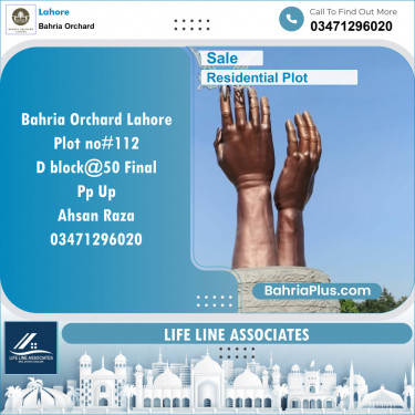 Residential Plot for Sale in Bahria Orchard, Lahore - (BP-129799)