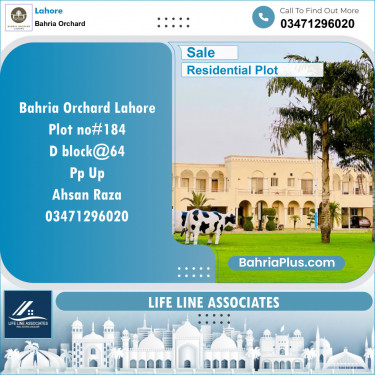 Residential Plot for Sale in Bahria Orchard, Lahore - (BP-129800)