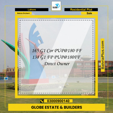 Residential Plot for Sale in Bahria Orchard, Lahore - (BP-129962)