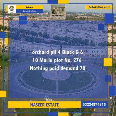 Residential Plot for Sale in Bahria Orchard, Lahore - (BP-130046)
