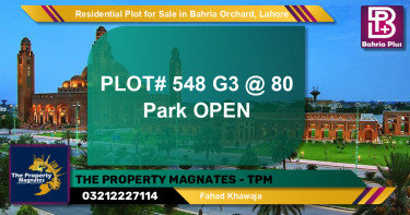Residential Plot for Sale in Bahria Orchard, Lahore - (BP-130646)