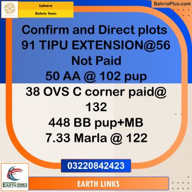 Residential Plot for Sale in Bahria Town, Lahore - (BP-130662)