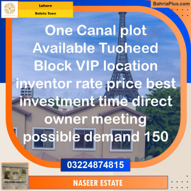 Residential Plot for Sale in Bahria Town, Lahore - (BP-130784)