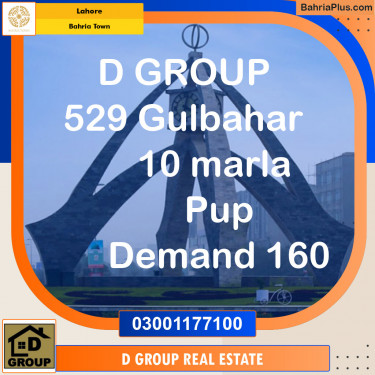 Residential Plot for Sale in Sector C - Gulbahar Block -  Bahria Town, Lahore - (BP-131038)
