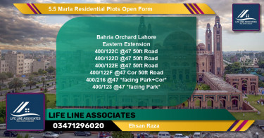 Residential Plot for Sale in Bahria Orchard, Lahore - (BP-131248)