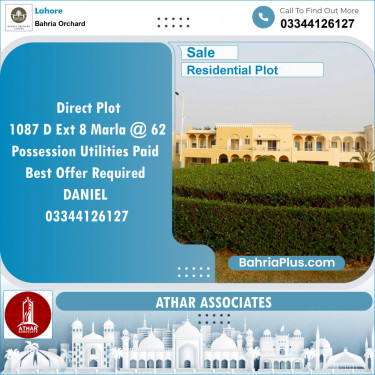Residential Plot for Sale in Bahria Orchard, Lahore - (BP-131409)