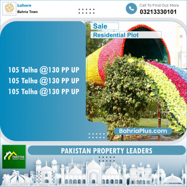Residential Plot for Sale in Sector F - Talha Block -  Bahria Town, Lahore - (BP-131664)